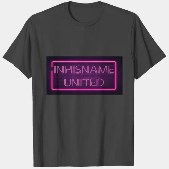 INHISNAME UNITED NEON PINK WALL T Shirts