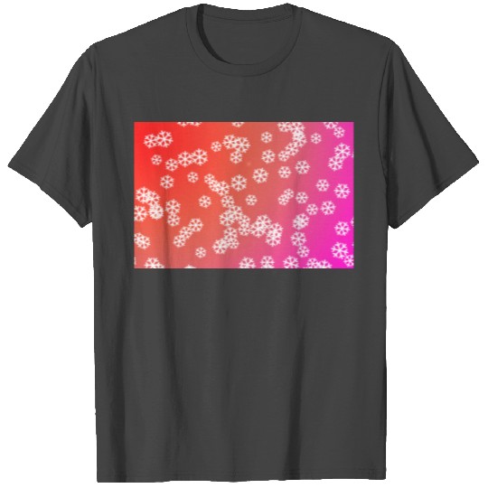 Snowflakes background for Christmas celebration. T Shirts