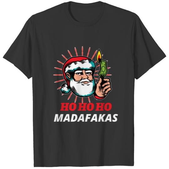 HoHoHo Santa Claus Funny Christmas T Shirts