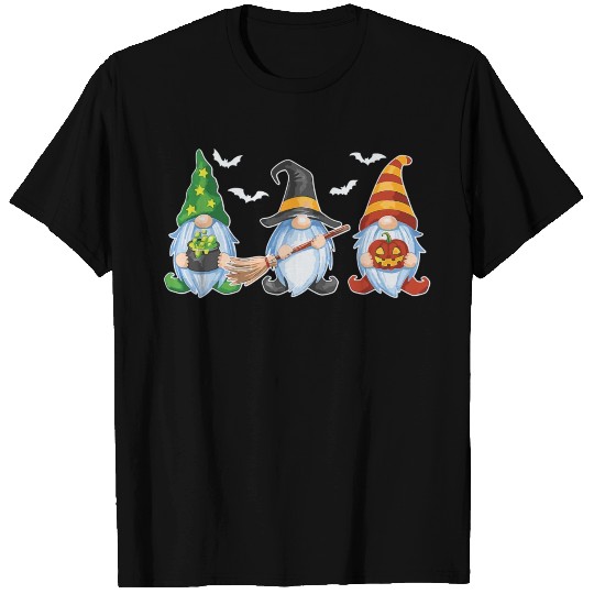Halloween Gnomes Cute Autumn Pumpkin Fall Funny T Shirts