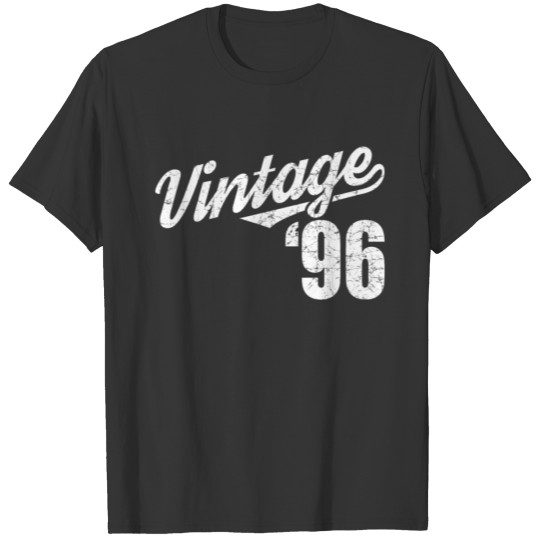 1996 Vintage born in Retro age Birthday gift idea T-shirt