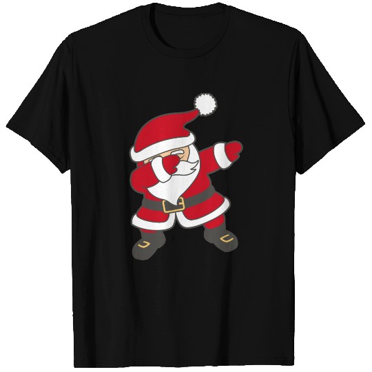 Dabbing Santa Tri ble T Shirts