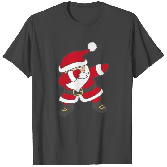 Dabbing Santa Tri ble T Shirts