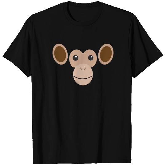 Monkey Face Chimpanzee Gift Women Men Kids T Shirts