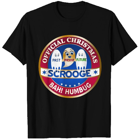 Christmas Scrooge Bah Humbug T Shirts