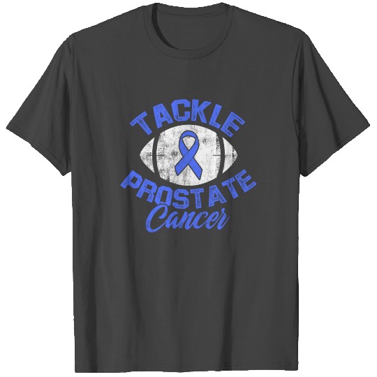 Prostate Cancer Survivor Tackle Warrior graphic T Shirts