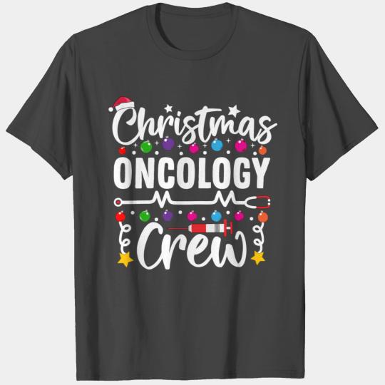 Christmas Oncology Crew Nurse Doctor Tech Oncology T Shirts