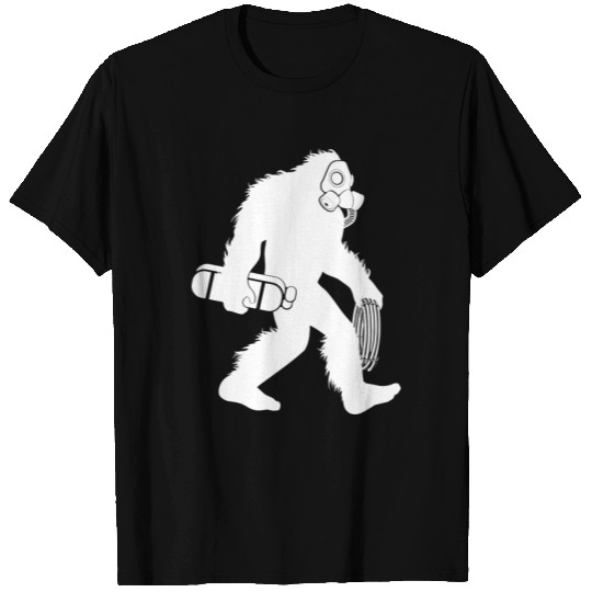 Bigfoot Pest Control Cryptid Exterminator Sasquatc T Shirts