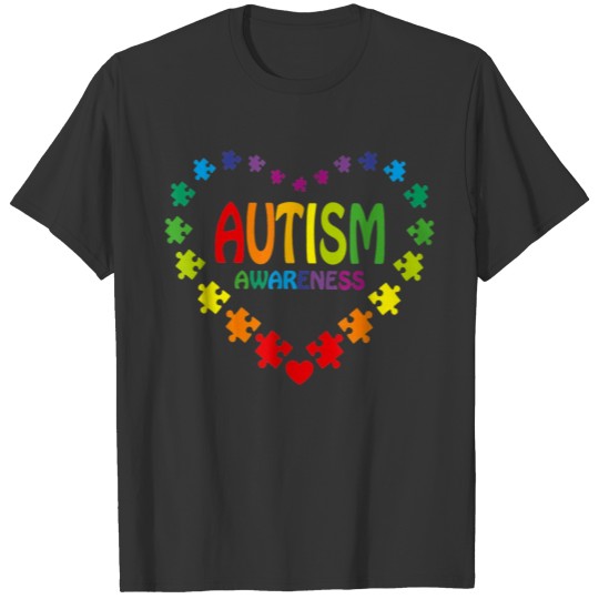 Autism Awareness Heart T-shirt
