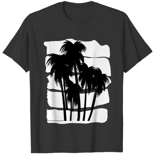 Coconut at beach in night T-shirt