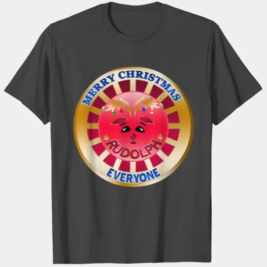 Rudolph Red Merry Christmas T Shirts