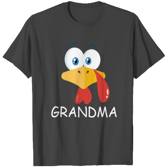 grandma turkey thanksgiving family matching T Shirts