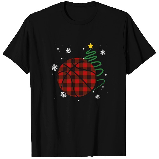 Buffalo Red Plaid Basketball Christmas T Shirts