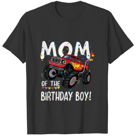 Monster Truck Mom Birthday Party Apparel for T-shirt