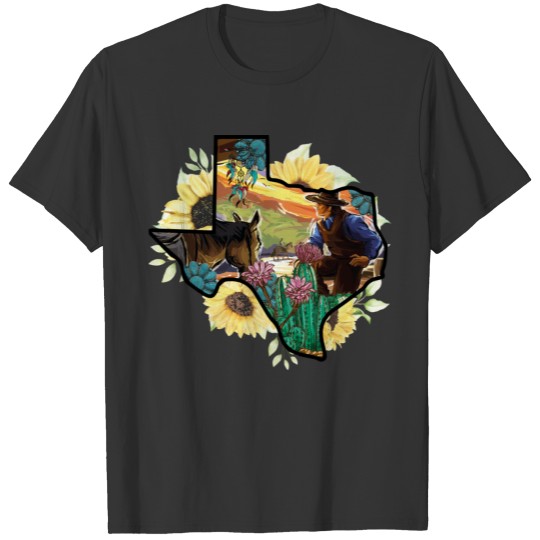 Texas Map T-shirt