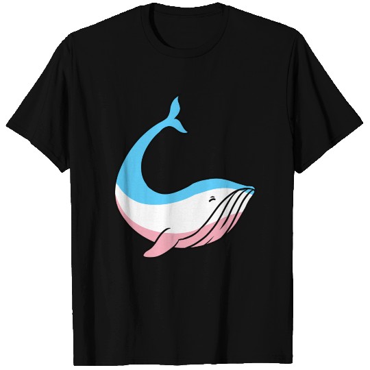 Trans Pride Whale Transgender Pride T Shirts