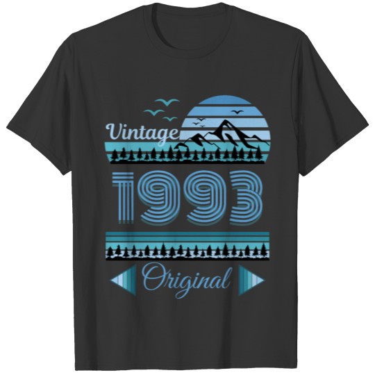 vintage original bleu créé en 1993 T-shirt