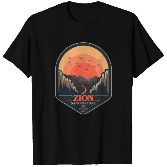 Zion National Park Vintage Camping Lover T Shirts