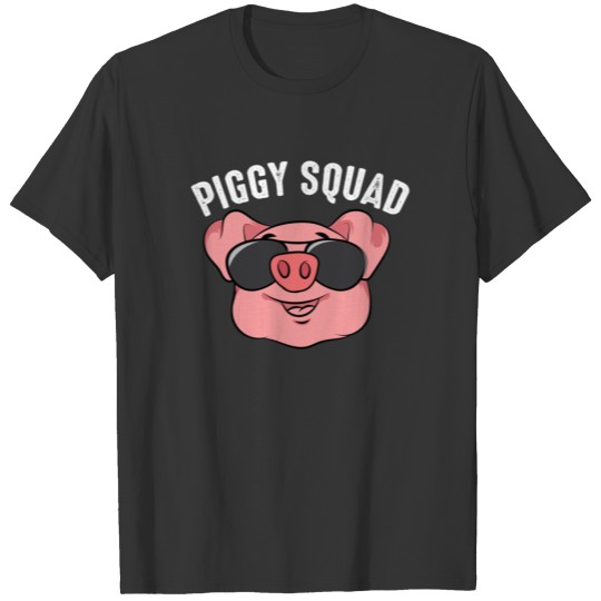 Piggy Squad Cute Pig Funny Farm Farmer Gift T Shirts