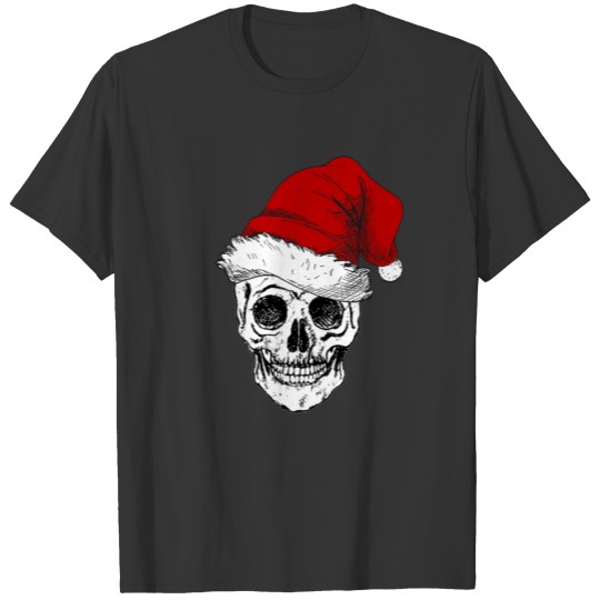 Santa Claus Skull Merry Christmas T Shirts