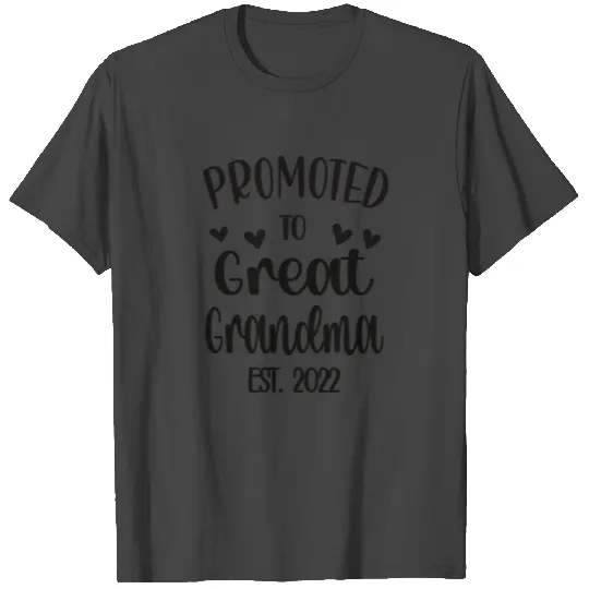 Soon To Be Great Grandma 2022 Future Great Grandma T Shirts
