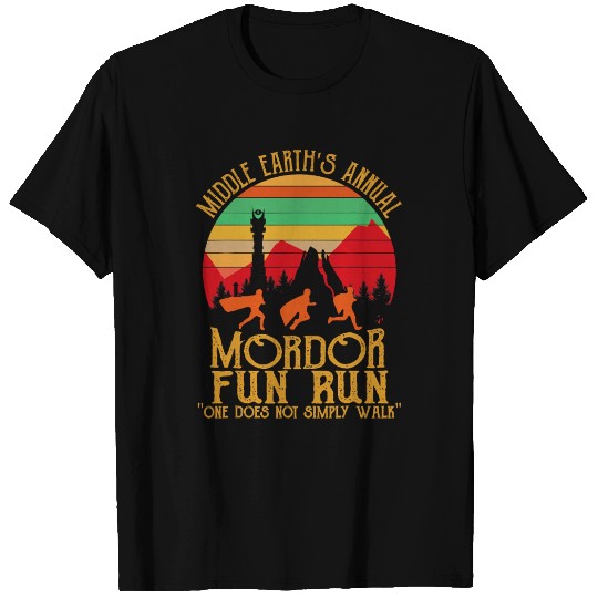 Mordor Fun Run One läuft nicht einfach Vintage T Shirts