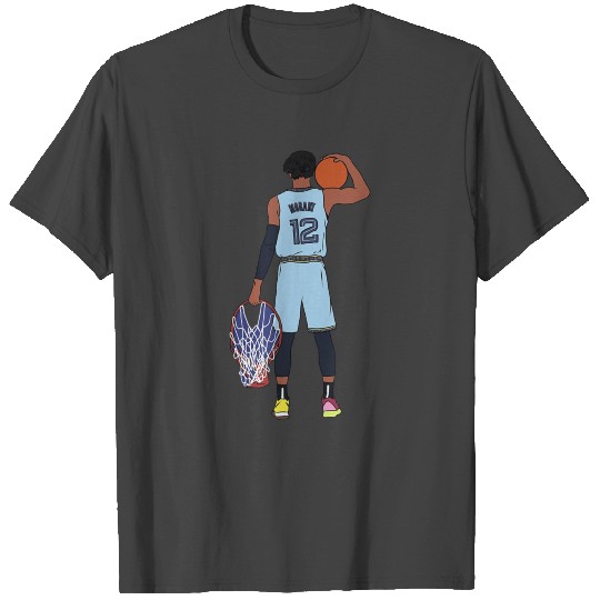 Costume Design Basketball Ja Morant And Rim Classi T Shirts