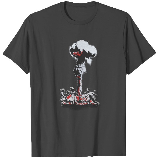 Mushroom Cloud - Banksy Graffiti T Shirts