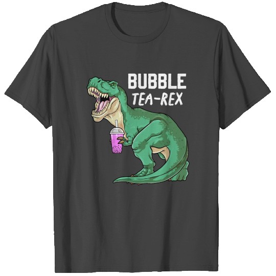 Dinosaur Bubble Tea Rex Bobasaurus Boba Milk Tea D T Shirts