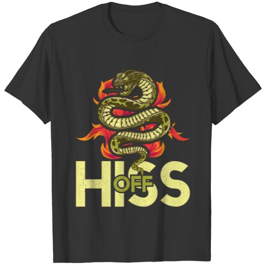 Hiss Off Anaconda Pun Snakes Reptile T Shirts