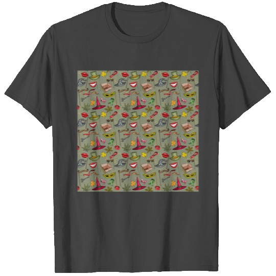 Wizard and Witch Pattern | Magic Sorcery Conjuring T Shirts
