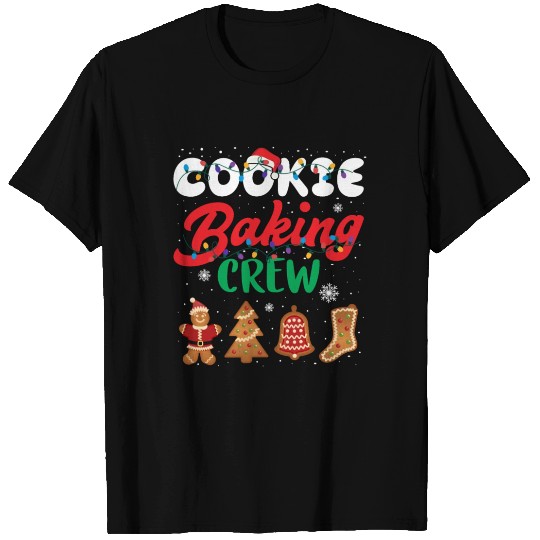 Christmas Lights Christmas Cookie Baking Crew T Shirts