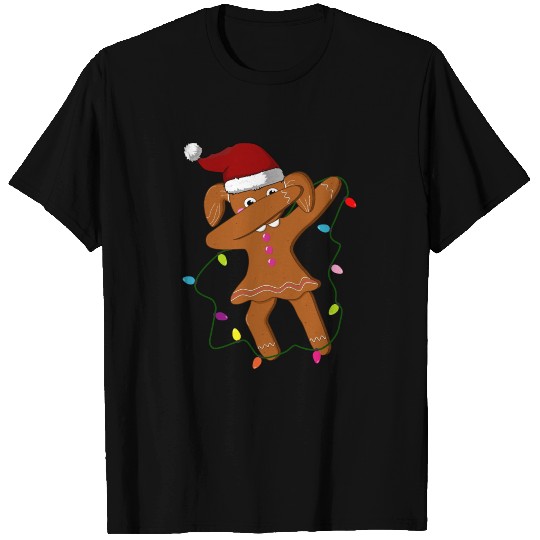 Gingerbread cookies Christmas lights T Shirts