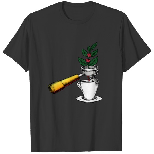Hilarious Caffeine Seeds Herb Shrub Brew Java T Shirts