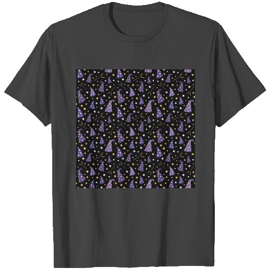 Wizard and Witch Pattern | Magic Sorcery Conjuring T Shirts