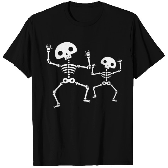 halloween party dancing skeleton T Shirts