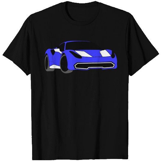 Car blue gift idea T Shirts