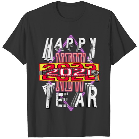 2022, happy new year T-shirt