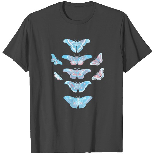 Transgender Pride Various Vintage Butterflies Arra T Shirts