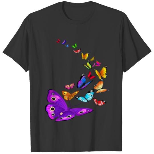 Butterfly design Flying Butterfly Wings T-shirt