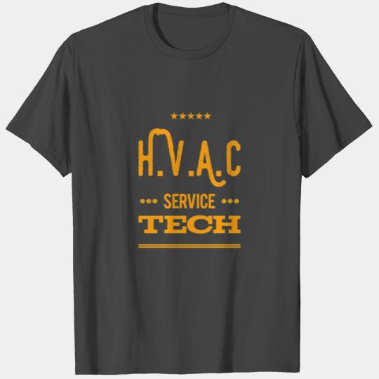 Five Stars Hvac Service Tech Classic T Shirts