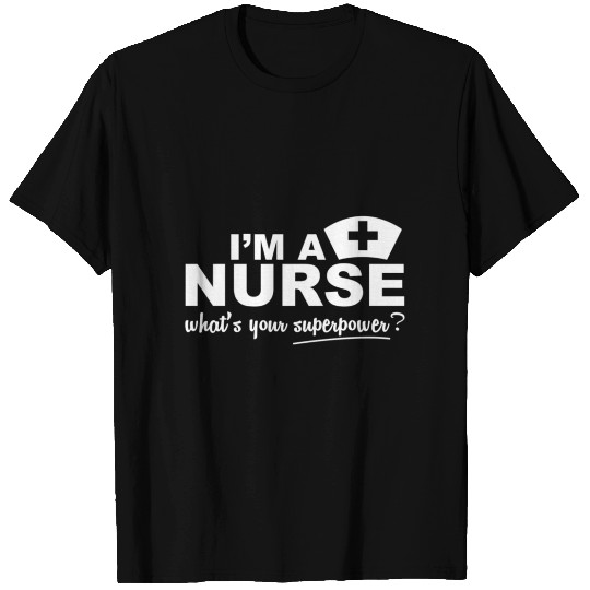 Nurse Superpower Fitted Scoop T Shirts