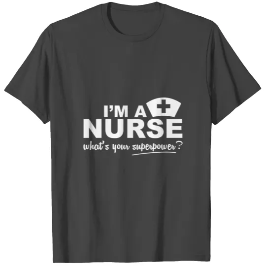 Nurse Superpower Fitted Scoop T Shirts