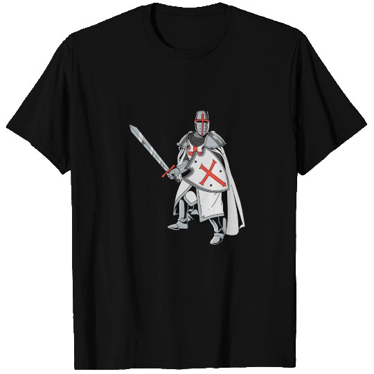 Knight Templar And Sword Gift Knights Templar T Shirts