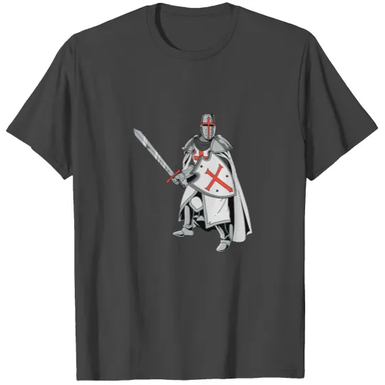 Knight Templar And Sword Gift Knights Templar T Shirts