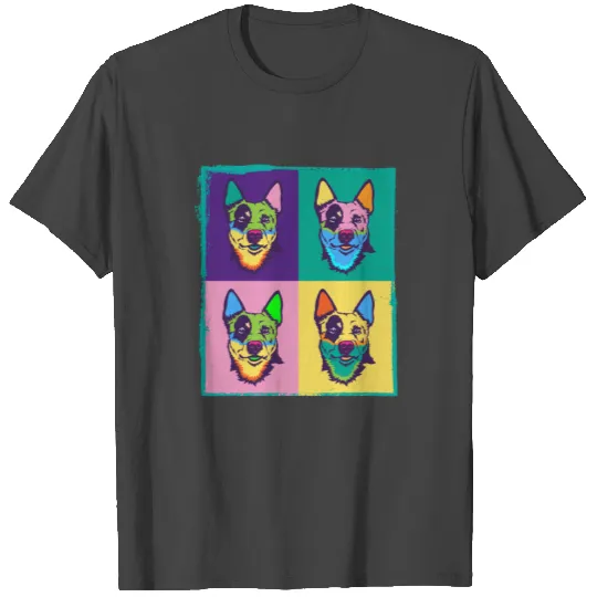 Dog Lover I Blue Heeler I Pop Art Australian T Shirts