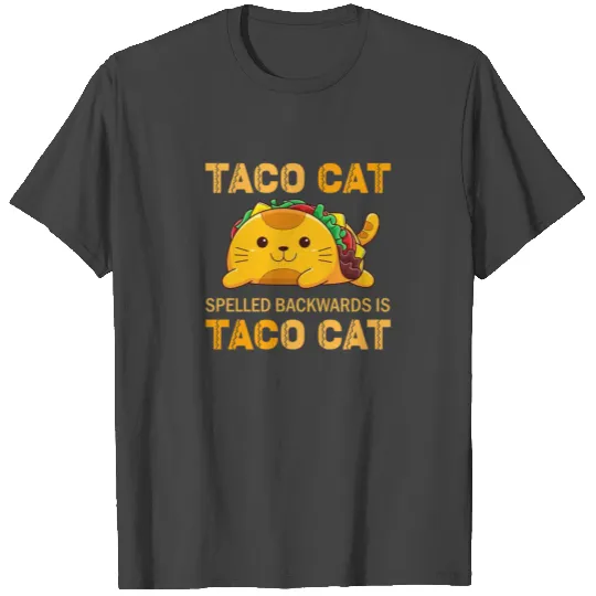Taco Cat Funny Cinco de Mayo Mexican T Shirts