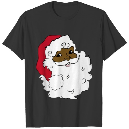 Afro Santa - Black Santa T Shirts