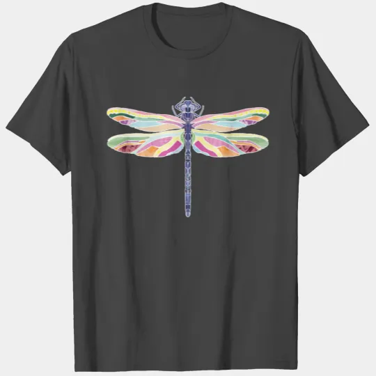 Colorful dragonfly T Shirts