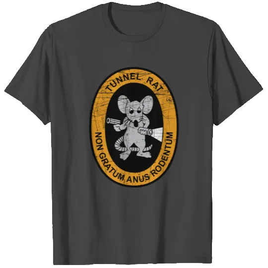 Vietnam Veteran Tunnel Rat Non Gratum Anus Rodentu T Shirts